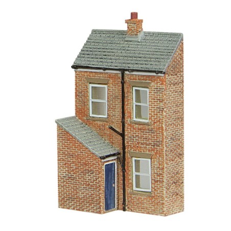 42-0217B - Low Relief Rear Of Terrace - Right Hand, Blue Door