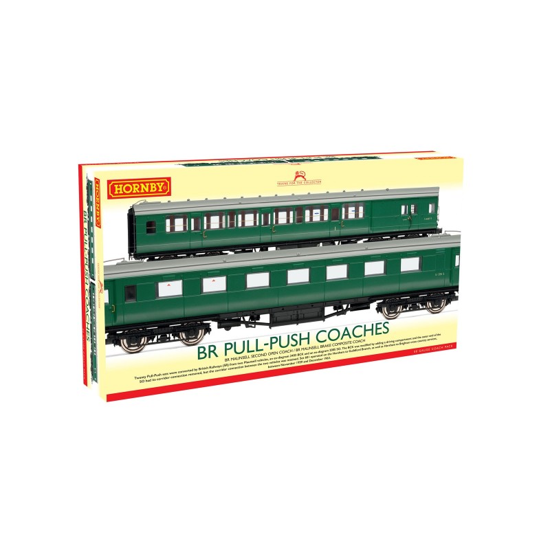 R4534E - BR, (Ex-Maunsell) Pull/Push Coach Pack, Set 601 - Era 5