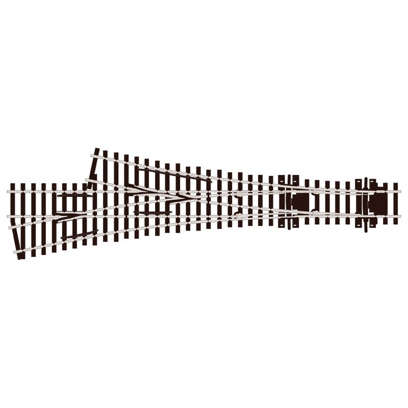 SL-E199 - Asymmetric 3 Way Turnout, medium radius