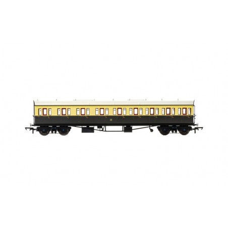 R4874A - GWR, Collett 57' Bow Ended E131 Nine Compartment Composite (Left Hand), 6626 - Era 3