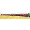 Maroon Coach Set A w CW Bogies - Darstaed 7mm Finescale O Gauge Mk1 Coaches Set A (4 Coaches) Maroon Livery with Commonwealth Bo