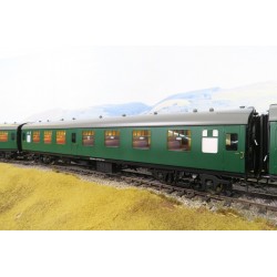 Green Southern MK1 Coach Set A - Darstaed 7mm Finescale O Gauge Mk1 Coaches Set A (4 Coaches) Southern Green