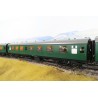 Green Southern MK1 Coach Set A - Darstaed 7mm Finescale O Gauge Mk1 Coaches Set A (4 Coaches) Southern Green