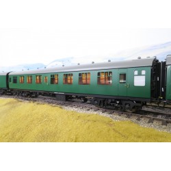 Green Southern MK1 Coach Set A - Darstaed 7mm Finescale O Gauge Mk1 Coaches Set A (4 Coaches) Southern Green