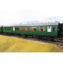 Southern Green MK1 CW Bogies Set A - Darstaed 7mm Finescale O Gauge Mk1 Coaches Set A (4 Coaches) Southern Green with Commonweal