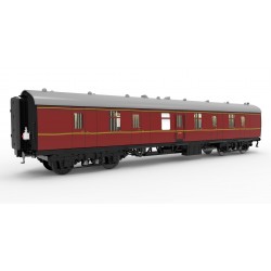 57' BG Maroon - Darstaed 7mm Finescale O Gauge 57' Mk1 BG Maroon